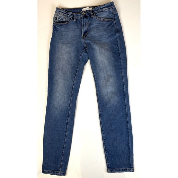 KanCan Denim - Kancan Jeans Women 9 28 Blue Solid Skinny Leg Denim Stretch Cotton